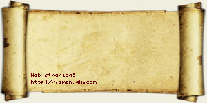 Emilija Kovandžić vizit kartica